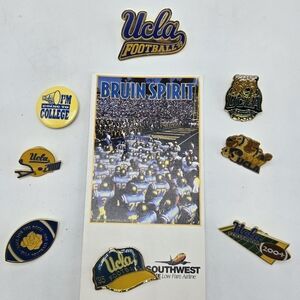 VTG Lot of 8 UCLA Lapel Pin NCAA UCLA Football Season Ticket Holder Pins Jewelry